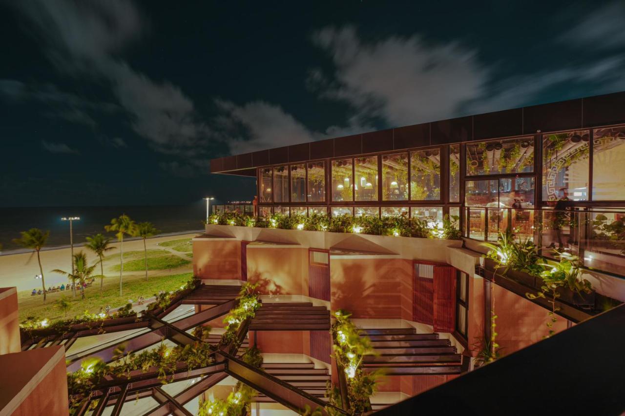 Ba'Ra Hotel João Pessoa 외부 사진 The restaurant at the beach