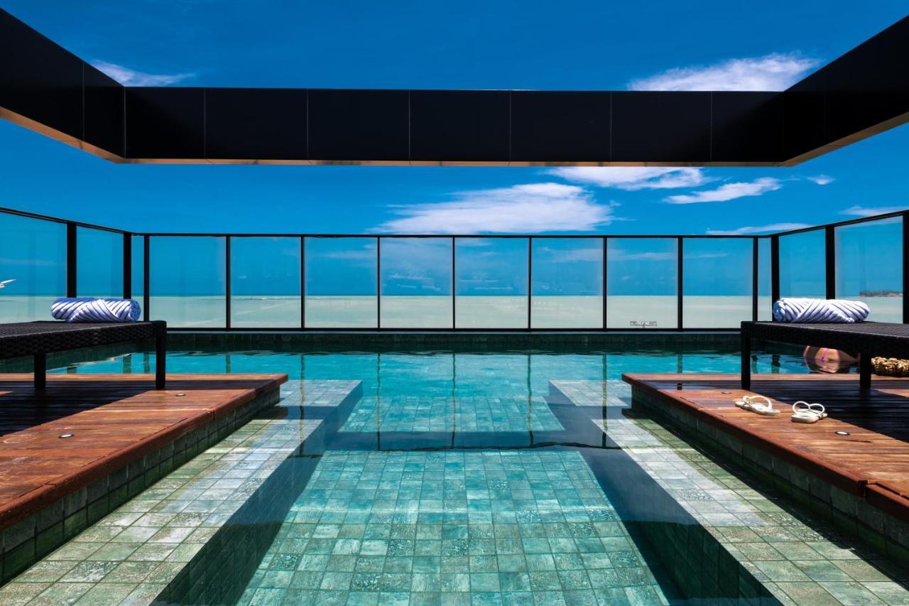 Ba'Ra Hotel João Pessoa 외부 사진 The rooftop pool at the hotel